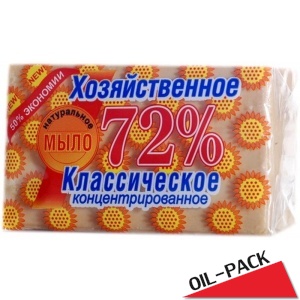 Мыло хозяйственное АИСТ, 72%, 5х150г