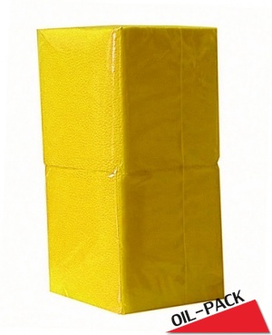 Салфетки бумажные Биг Пак/33х33 /Желтый 1-сл