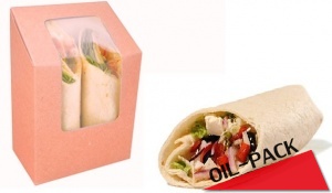 Крафт упаковка для сэндвичей