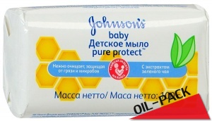  Детское мыло 100 г (Johnson's baby Pure Protect)