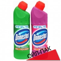 Чистящее средство для сантехники Domestos. 