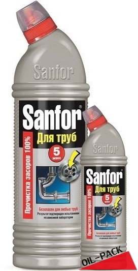 Sanfor средство для труб купить в интернет магазине